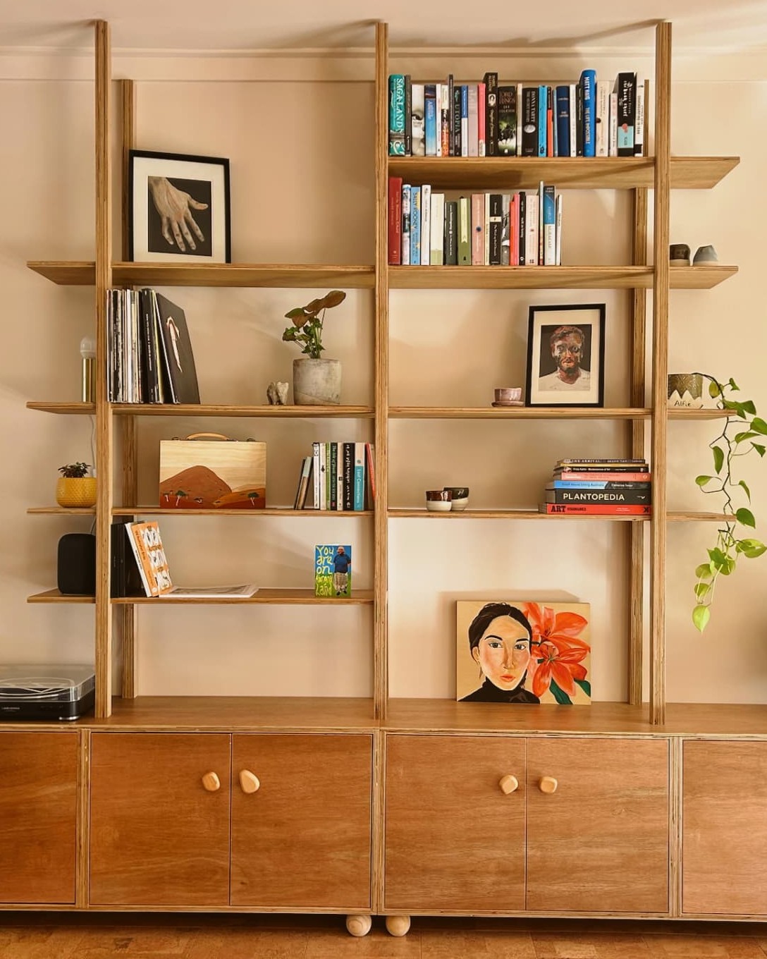 Mid-century modern shelving